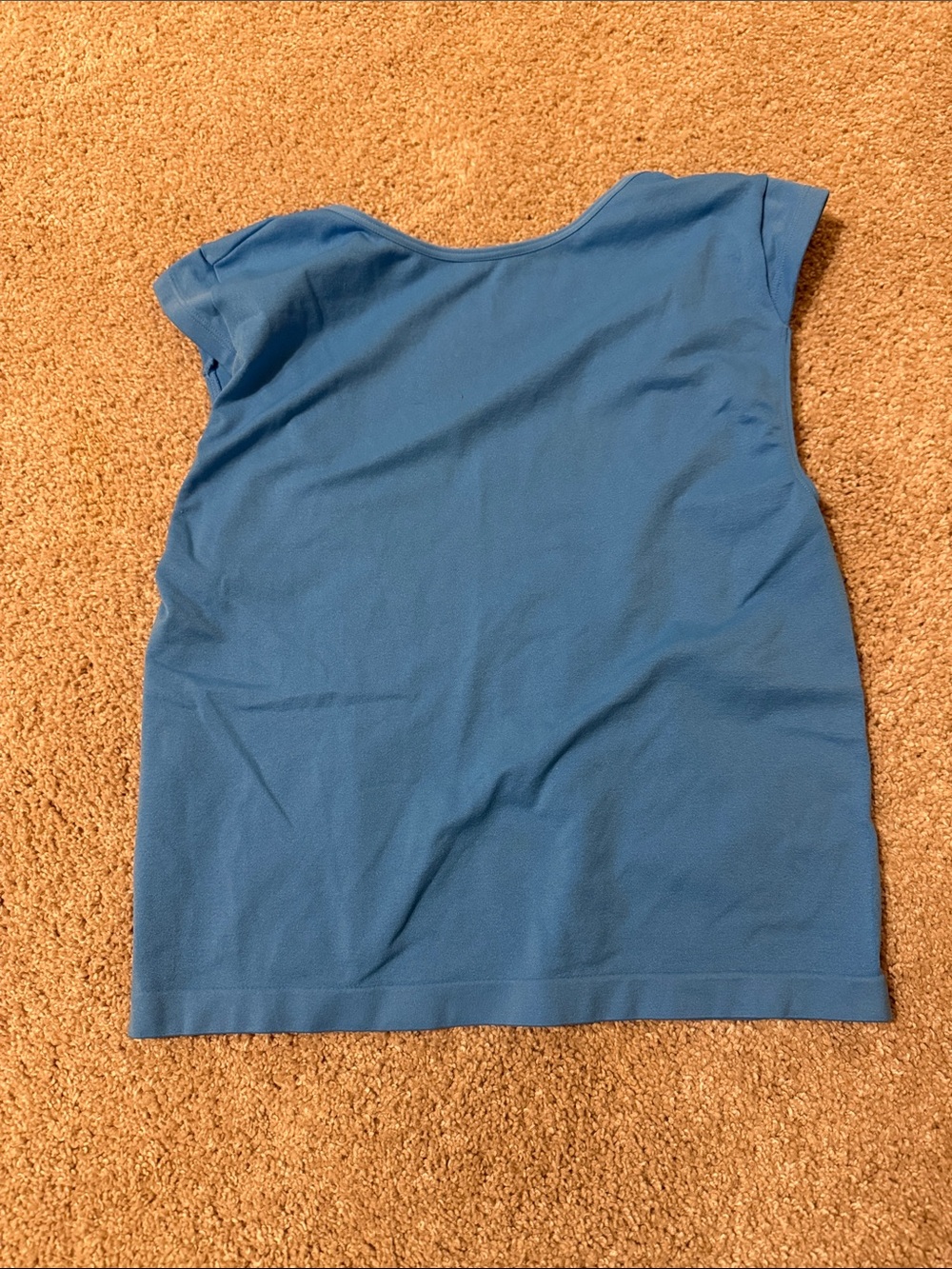 Target Women's Teal Blue Short Sleeve Scoop Neck Top